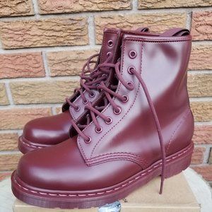 Dr. Martens 1460 Mono Cherry 8 hole boots brand new